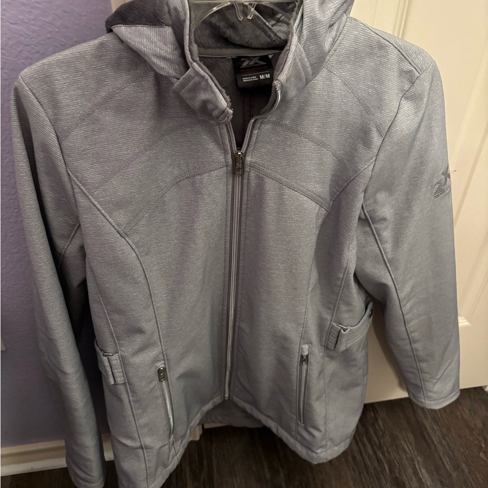 ZX Silver Hooded Jacket